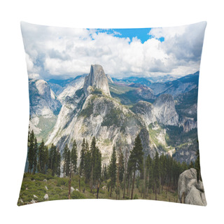 Personality  Half Dome In Yosemite National Park, California Pillow Covers