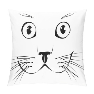 Personality  Smiling Cat Pillow Covers