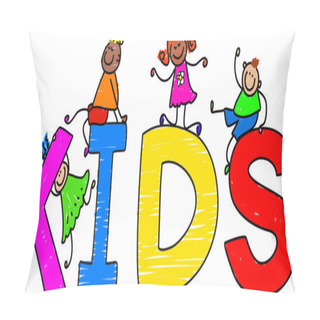 Personality  Kids Text  Cartoon Pillow Covers