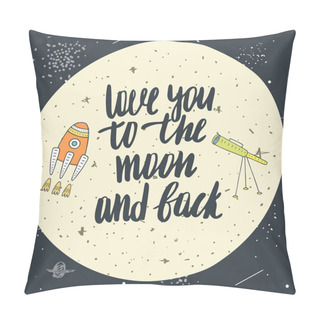 Personality  Cute Hand Drawn Doodle Card Pillow Covers