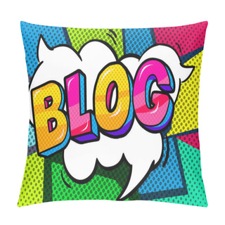 Personality  Blog Word Bubble Pillow Covers