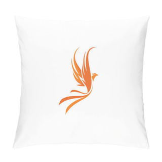 Personality  Phoenix Logo Vector Icon Pillow Covers