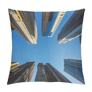 Personality  High Rise Buildings And Streets In Dubai, UAE Pillow Covers