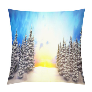 Personality  Winter Landscape - Shot 5 Pillow Covers