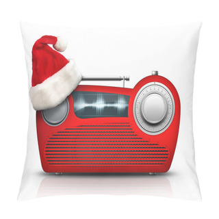 Personality  Christmas Radio Pillow Covers