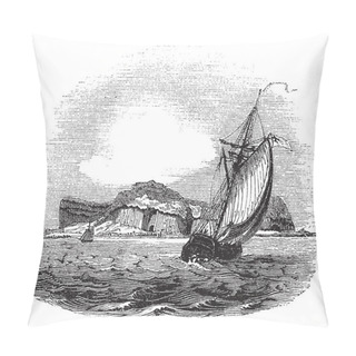 Personality  Staffa In Argyll And Bute Scotland Vintage Engraving Pillow Covers