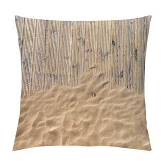 Personality  Golden Sand On The Beach Asleep Half Track Pillow Covers