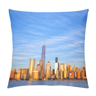 Personality  Lower Manhattan Skyline Pillow Covers