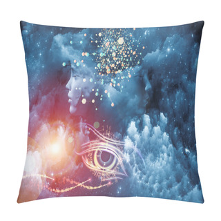 Personality  Emergence Of The Mind Pillow Covers
