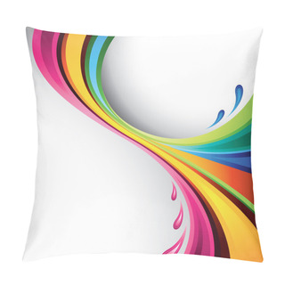 Personality  Colorful Splash Design Pillow Covers