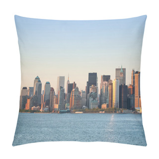 Personality  Financial District Skyscrapers Pillow Covers