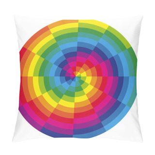 Personality  Color Spiral With Overlaying Colors Pillow Covers