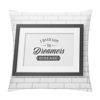 Personality  Quote Typographical Background Pillow Covers