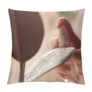 Personality  Spray Water Irrigation, Care For Indoor Plants, Ficus Robusta. Pillow Covers