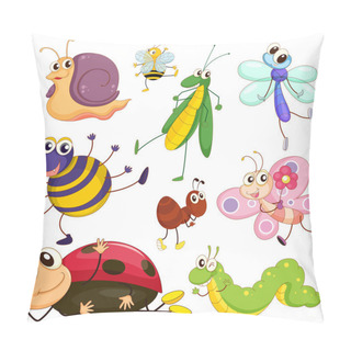Personality  Different Insects Pillow Covers