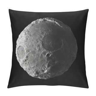 Personality  Alien Solar System Planet On Black Background 3d Rendering. Pillow Covers