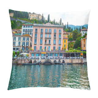 Personality  Beautiful Lago Di Como - Panorama Of Bellagio Town. North Of Italy, Lombardy Pillow Covers