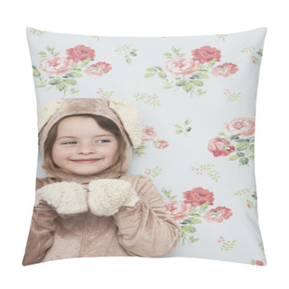 Personality  Little Girl In Bunny Costume Pillow Covers