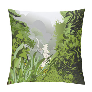 Personality  River In The Jungle Pillow Covers