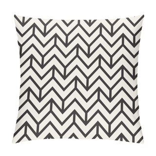 Personality  Vector Seamless Chevron ZigZag Diagonal Lines Geometric Pattern Pillow Covers