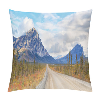 Personality   Road Through The Rockies Mountains Pillow Covers