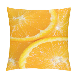Personality  Orange Fruits Slices. Pillow Covers
