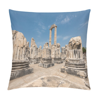 Personality  Temple Of Apollo In Antique City, Didyma Pillow Covers