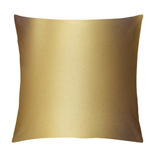 Personality  Gold Golden Beautiful Metallic Polished Glossy Abstract Background With Noise Grunge Texture Pillow Covers