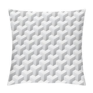 Personality  Cubic Seamless Pattern. Vector Illustration Pillow Covers