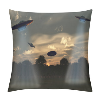 Personality  Alien Attack Pillow Covers