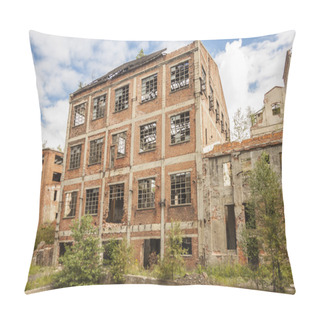 Personality  Old Abandoned Building - Kalety, Poland, Europe. Pillow Covers