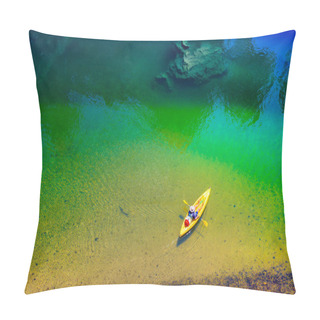 Personality  The Valley Of The Tarn River, French Canyon Pillow Covers