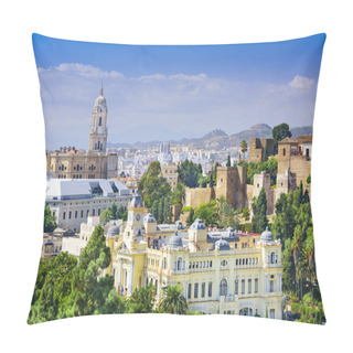 Personality  Malaga, Spain Cityscape On The Sea Pillow Covers