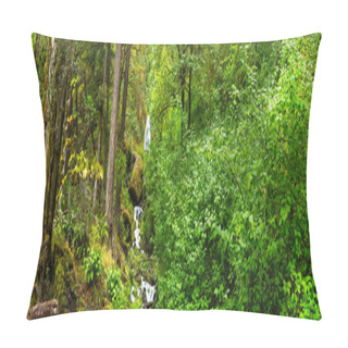 Personality  Summer Oasis: Stunning Waterfalls In The Verdant Forest In 4K Ultra HD Pillow Covers