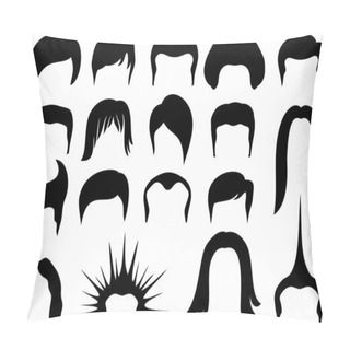 Personality  Hair Style Set For Men Pillow Covers