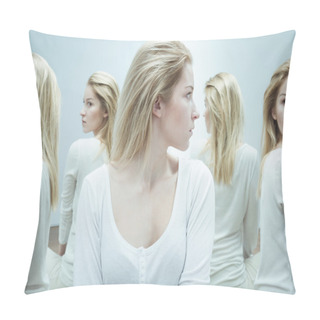 Personality  Haunted By Ghosts Of Her Past Pillow Covers