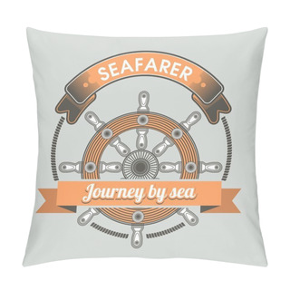Personality  Vintage Nautical Emblem Pillow Covers