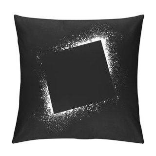 Personality  Ink Blots Square Background Pillow Covers