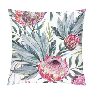 Personality  Vector Tropical Protea Pattern Pillow Covers