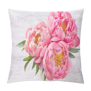 Personality  Peony Flowers Pillow Covers