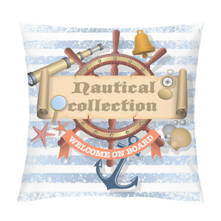 Personality  Nautical Collection 2 Pillow Covers