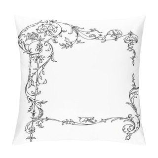 Personality  Floral Border Pillow Covers