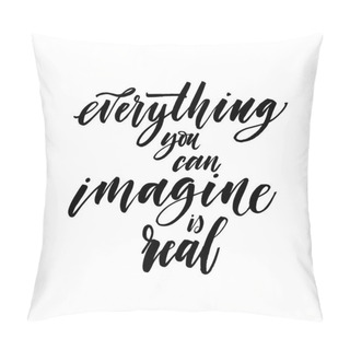 Personality  Imagine Everything You Can Is Real Postcard. Pillow Covers