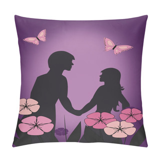 Personality  Couple At Night Pillow Covers