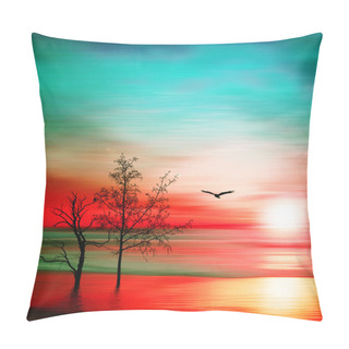 Personality  Beautiful Saturated Landscape Pillow Covers