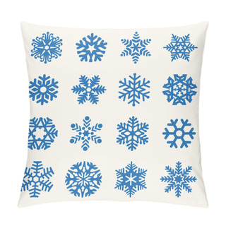 Personality  Snowflakes Vector Collection Pillow Covers