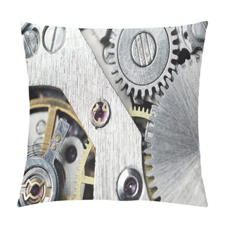 Personality  Watch Mechanism Very Close Up Pillow Covers