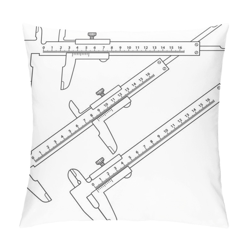 Personality  Sliding Calliper Pillow Covers