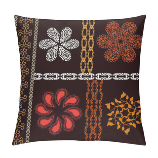 Personality  Spring Flowers. Bohemian Seamless Pattern. Pillow Covers