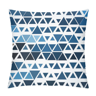Personality  Awesome Abstract Geometric Background With Colorful Triangles Different Size. Pillow Covers